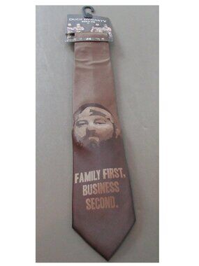 A&E Duck Dynasty Men's Willie Family First Neck Tie, Brown, One Size